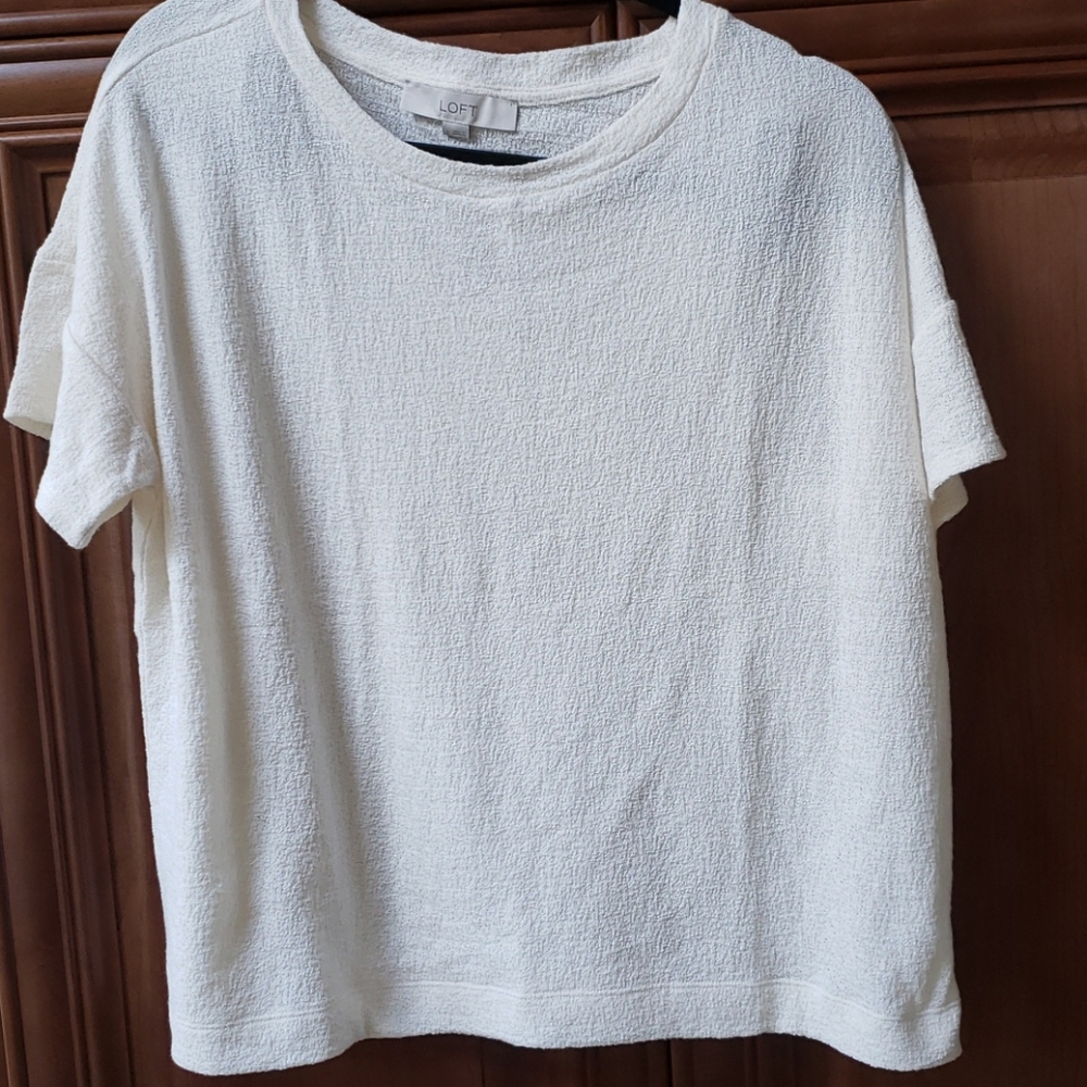 Loft cropped tee